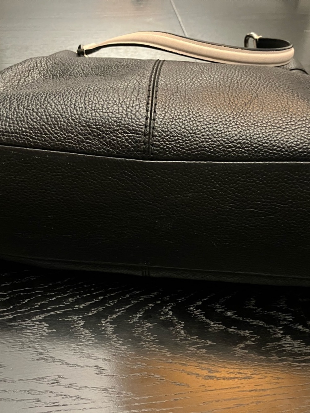 Coach Black Leather Lexy Shoulder Bag Snake Embossed - Picture 5 of 13